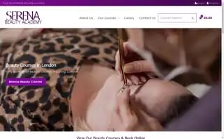 Serenabeautyacademy.co.uk Screenshot 2024-07-05 05:35:16