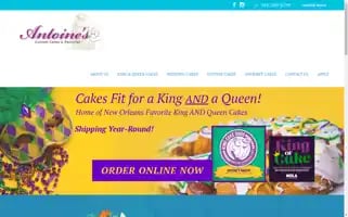 Antoinesbakerynola.com Screenshot 2024-07-04 03:58:16