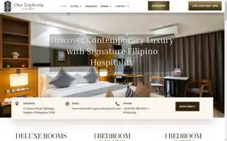 1euphorialuxehotel.com Screenshot 2024-04-17 00:27:11