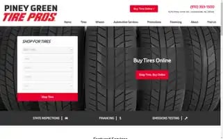 Pineygreentirepros.com Screenshot 2024-05-13 09:58:33