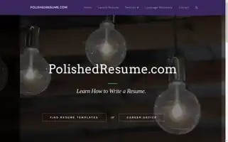 Polishedresume.com Screenshot 2024-06-30 09:58:21
