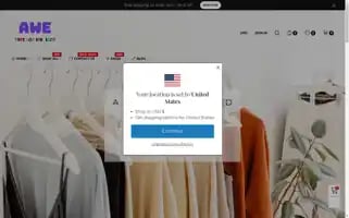 Awevintageclothing.com Screenshot 2024-04-27 07:18:56