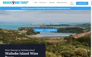 Waihekewinetour.co.nz Screenshot 2024-04-22 10:48:13