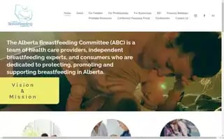 Breastfeedingalberta.ca Screenshot 2024-05-08 21:27:42