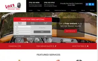 Lylesdiscounttire.com Screenshot 2024-05-12 19:31:35