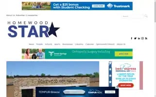 Thehomewoodstar.com Screenshot 2024-05-14 09:13:10