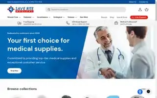 Saveritemedical.com Screenshot 2024-05-04 03:29:37