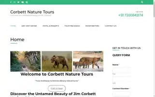 Corbettnaturetours.com Screenshot 2024-04-26 16:30:19