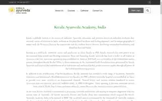Keralaayurvedaacademy.in Screenshot 2024-07-04 22:37:47