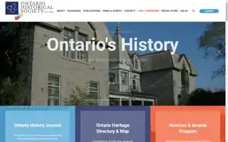 Ontariohistoricalsociety.ca Screenshot 2024-07-01 14:33:38
