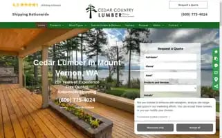 Cedarcountrylumber.com Screenshot 2024-05-15 16:57:11