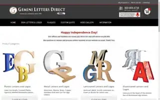 Geminilettersdirect.com Screenshot 2024-07-05 00:49:18