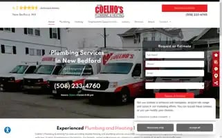 Coelhosplumbingandheating.com Screenshot 2024-05-15 17:57:57