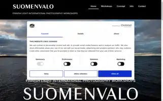 Suomenvaloworkshops.fi Screenshot 2024-05-20 18:51:59