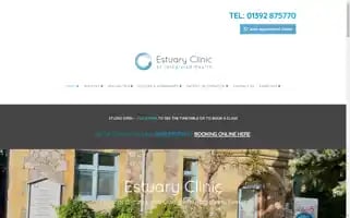 Estuaryclinic.co.uk Screenshot 2024-06-12 02:09:08