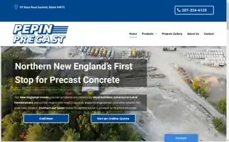 Pepinprecast.com Screenshot 2024-06-16 09:54:30