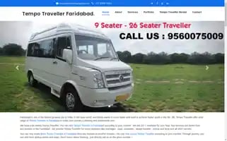 Tempotravellerfaridabad.com Screenshot 2024-04-15 07:46:04