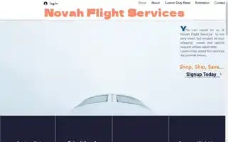 Novahflightbahamas.com Screenshot 2024-04-18 14:45:30