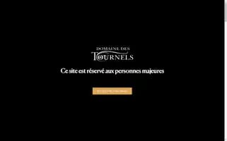 Domaine-des-tournels.com Screenshot 2024-04-17 15:03:10