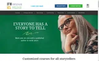Instituteforwriters.com Screenshot 2024-05-12 10:18:55