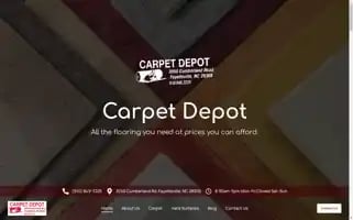 Carpetdepotoffayetteville.com Screenshot 2024-05-15 16:40:00