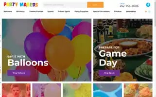 Partymakersgreenville.com Screenshot 2024-05-18 20:42:58