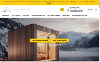 Silverlinesauna.com Screenshot 2024-04-27 11:09:20