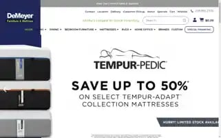 Demeyerfurniture.com Screenshot 2024-05-09 09:17:12