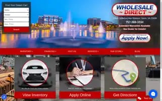 Wholesaledirectautosales.net Screenshot 2024-05-15 02:40:21