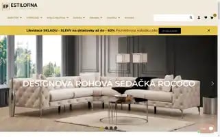 Estilofina-nabytek.cz Screenshot 2024-07-10 09:15:49