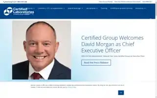 Certified-laboratories.com Screenshot 2024-07-01 09:59:31