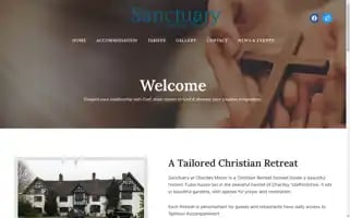 Sanctuaryatchartleymanor.com Screenshot 2024-05-20 06:34:17