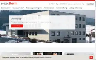 Systectherm.ch Screenshot 2024-07-09 08:51:38