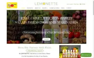 Lemonettedressings.com Screenshot 2024-06-12 11:27:09