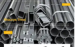 Shauryasteel.com Screenshot 2024-05-25 06:42:51