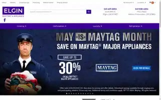 Elginelectricandappliance.com Screenshot 2024-05-15 21:05:38