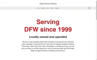 Dallasdiscountmattress.com Screenshot 2024-05-09 08:19:36