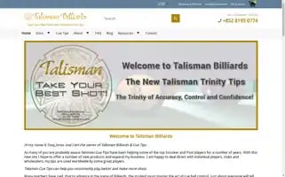 Talismanbilliards.com Screenshot 2024-06-27 11:28:28
