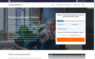 Housing-disrepair.org Screenshot 2024-05-18 09:43:40