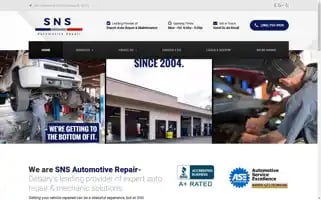 Snsautomotiverepair.com Screenshot 2024-05-16 17:59:16