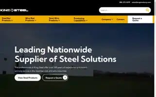 Kingsteelcorp.com Screenshot 2024-05-16 04:35:31