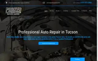 Parkerautoaz.com Screenshot 2024-05-16 11:47:21