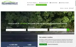 Ricambipro.it Screenshot 2024-06-13 22:41:31