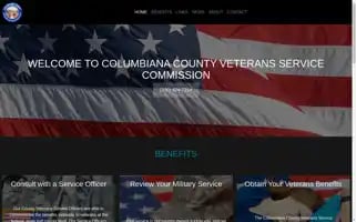 Columbianacountyvets.org Screenshot 2024-07-06 13:51:09