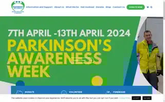 Parkinsonscare.org.uk Screenshot 2024-07-06 15:37:48
