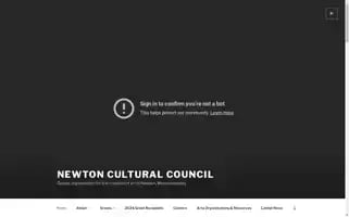 Newtonculturalcouncil.com Screenshot 2024-07-01 12:09:33