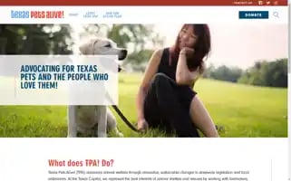 Texaspetsalive.org Screenshot 2024-07-06 11:52:58