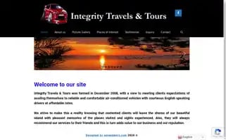Integritytravelsandtours.com Screenshot 2024-04-26 14:27:30