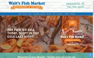 Waltsfishmarketrestaurant.com Screenshot 2024-05-16 23:33:47