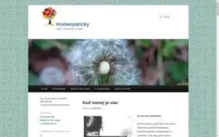 Homeopaticky.sk Screenshot 2024-07-10 08:39:49